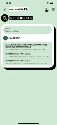 Éclaireurs : ressources, secteur Handicap