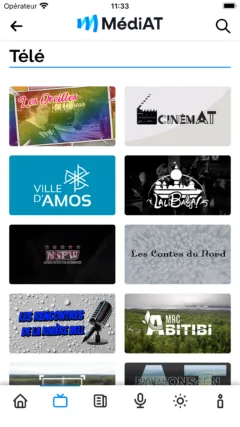 MédiAT : émissions de télé